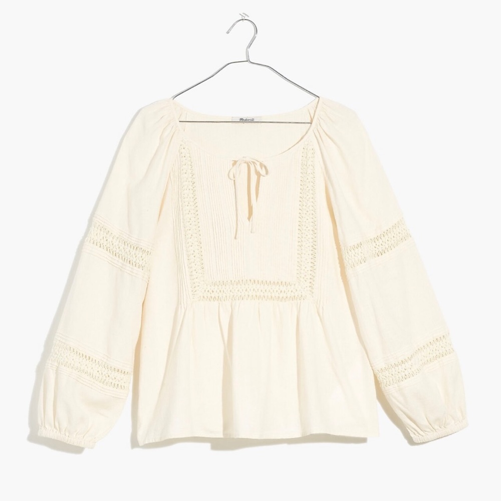 Madewell Pintuck Top size M